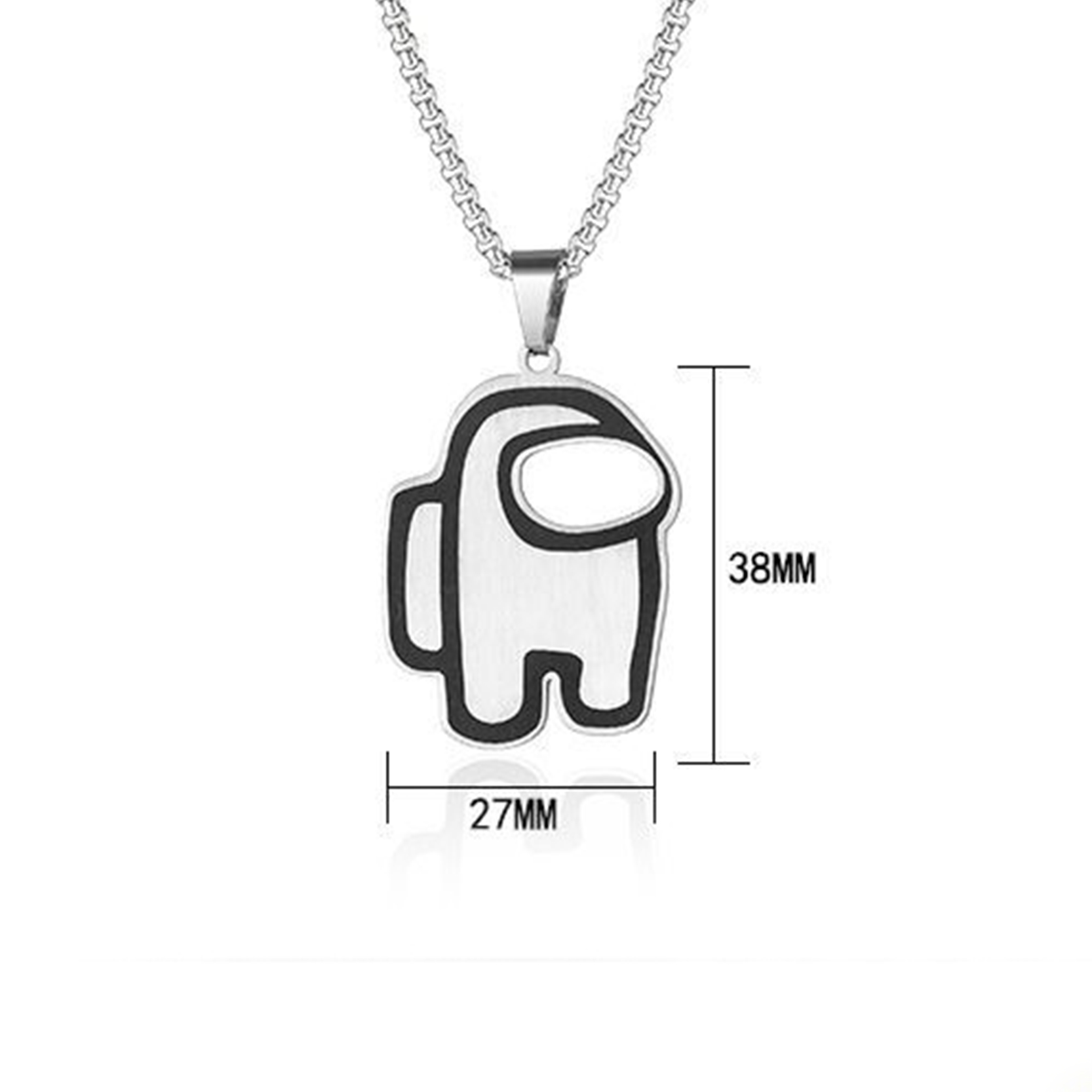 链长60cmx吊坠长度38mmx吊坠宽度27mm